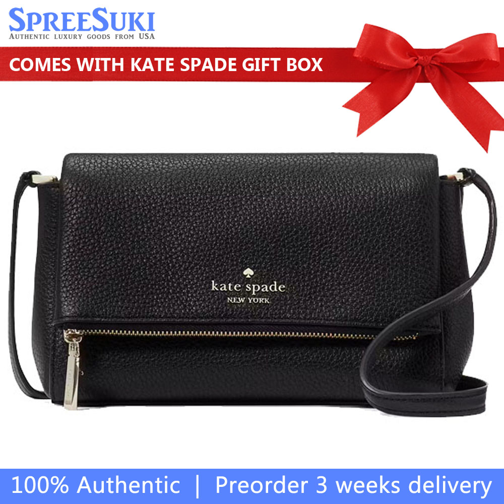 Kate Spade Leila Mini Crossbody Black # KE487