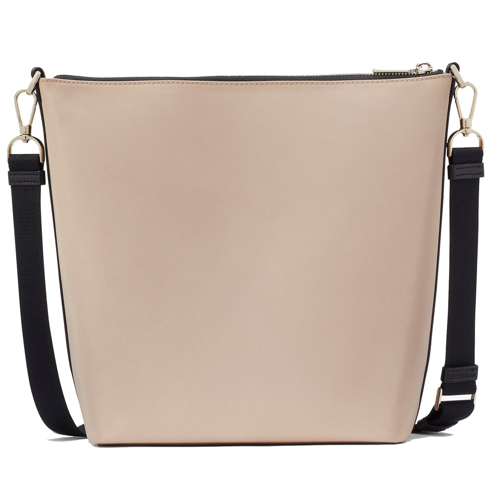 Kate Spade Chelsea Colorblock Large Duffle Crossbody Sling Bag Warm Beige Multi # KG459