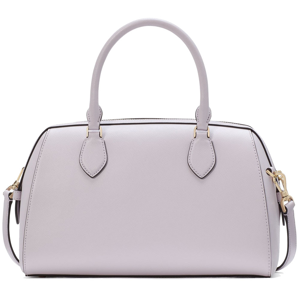 Kate Spade Madison Saffiano Leather Large Duffle Crossbody Sling Bag Pastel Lavender Lilac Light Purple # KI830