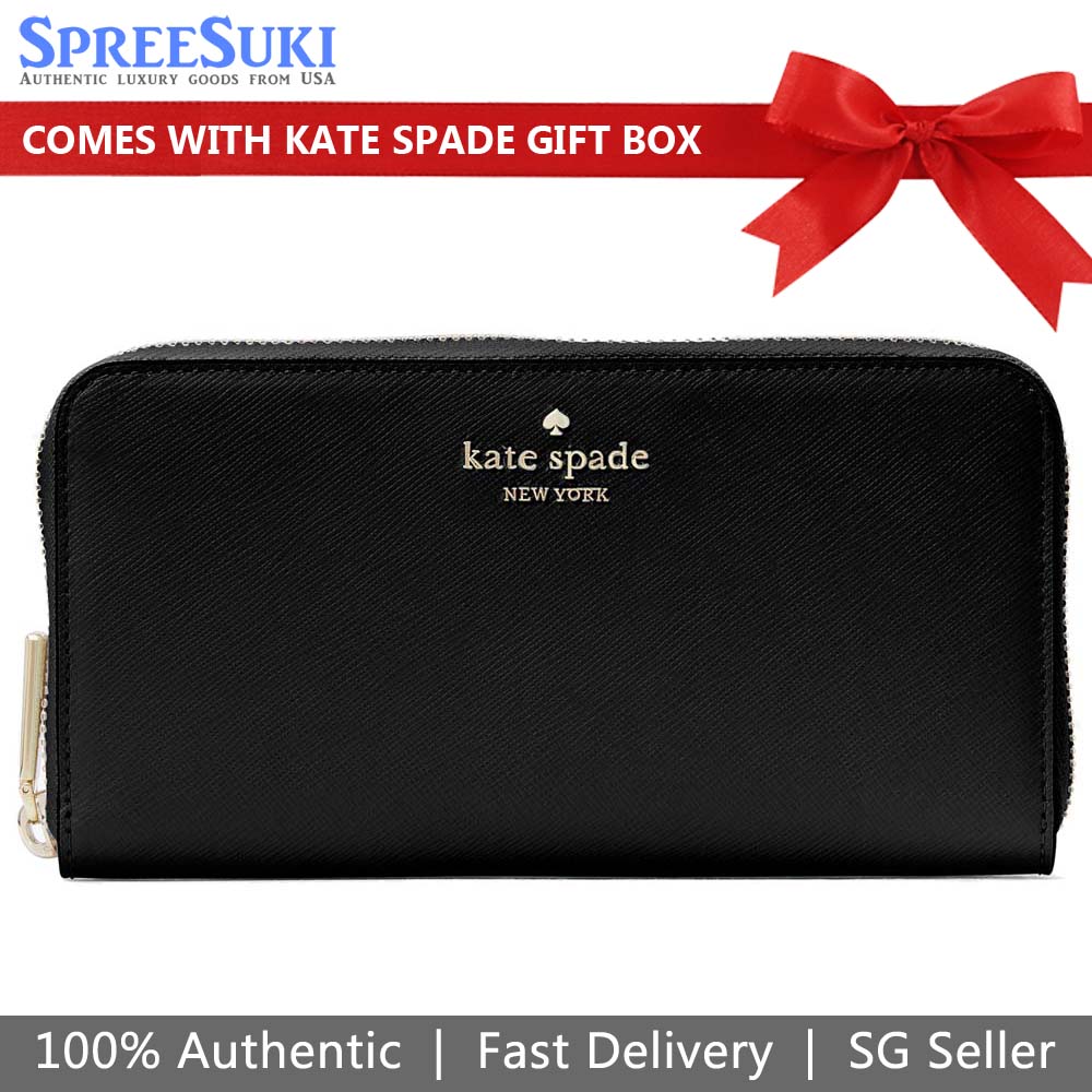Kate Spade Madison Large Continental Wallet Black # KI364