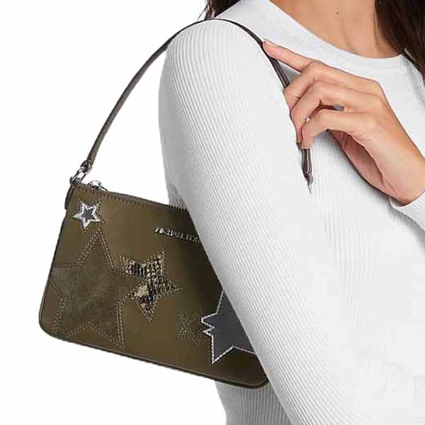 Michael Kors Jet Set Small Printed Wristlet Olive # 35F5STVW5L