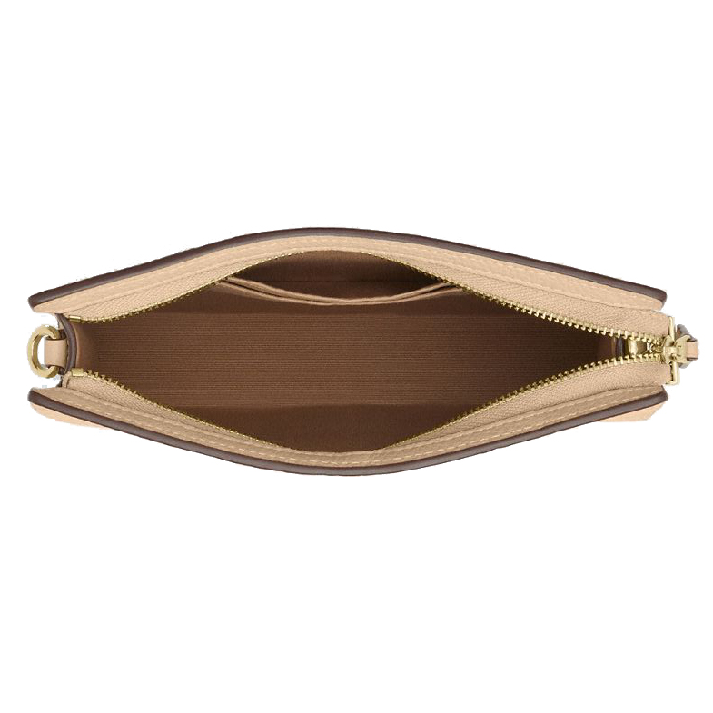Coach Slim Crossbody Bag In Signature Leather Im Oat # CCI75