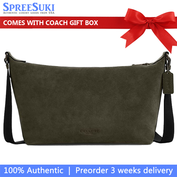 Coach Finn Crossbody Bag Uniform Green # CCG17