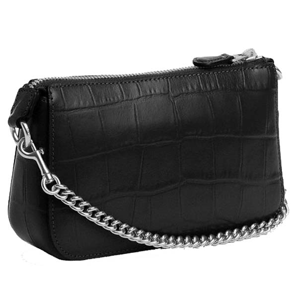 Coach Nolita 19 Silver Black # CN382