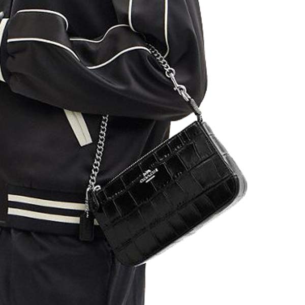 Coach Nolita 19 Silver Black # CN382