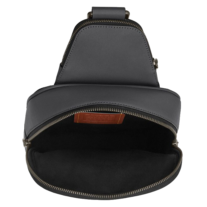 Coach Ethan Pack In Signature Canvas Grey Charcoal # CZ393