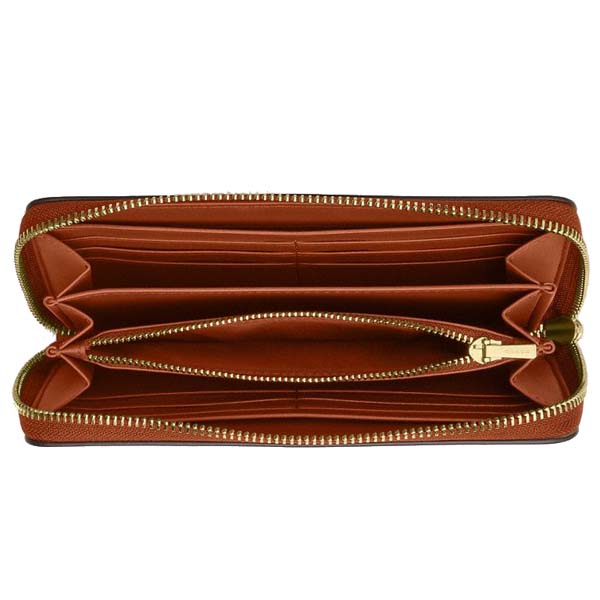 Coach Long Zip Around Wallet Tan # CBN98