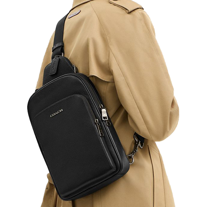 Coach Ethan Pack Gunmetal Black # CY833