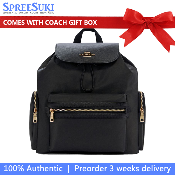 Coach Backpack Black # C6808