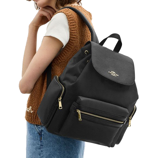 Coach Backpack Black # C6808