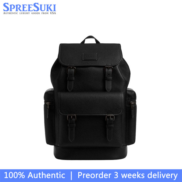 Coach Sprint Backpack Black Copper Finish Black Black # CBI11
