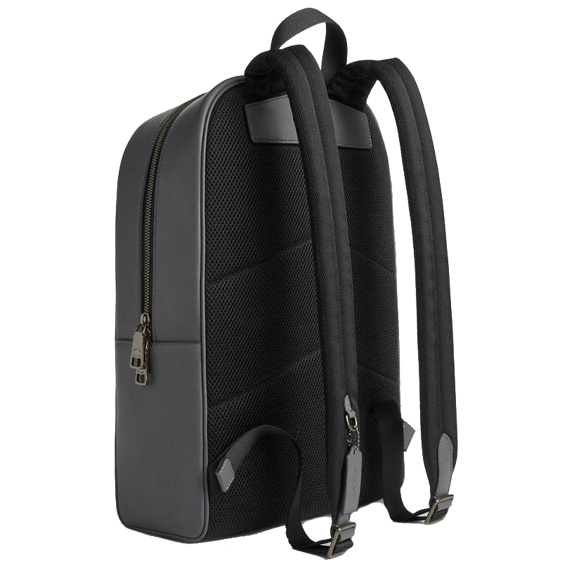 Coach Owen Backpack In Signature Canvas Grey Charcoal # CAJ90