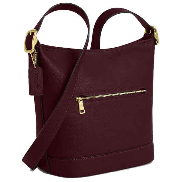 Coach Jude Duffle Bag Dark Wine # CBH18