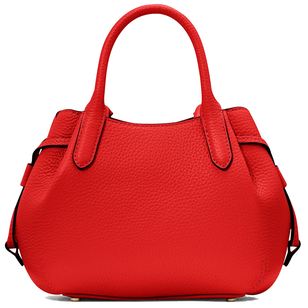 Kate Spade Crossbody Bag Sling Dumpling Pebbled Leather Mini Satchel Tomato Slice # KI859