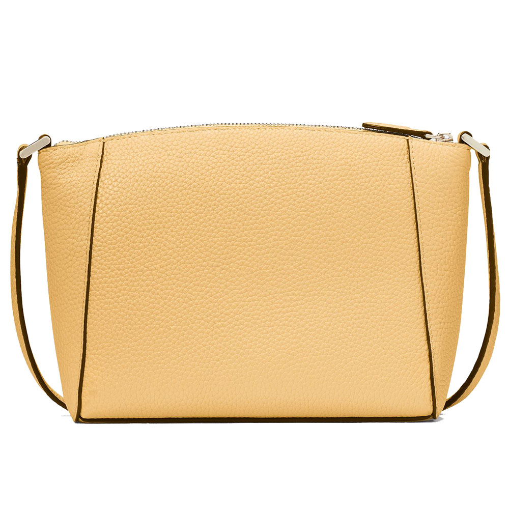 Kate Spade Crossbody Bag Monica Leather Crossbody Fresh Hay # WKR00258