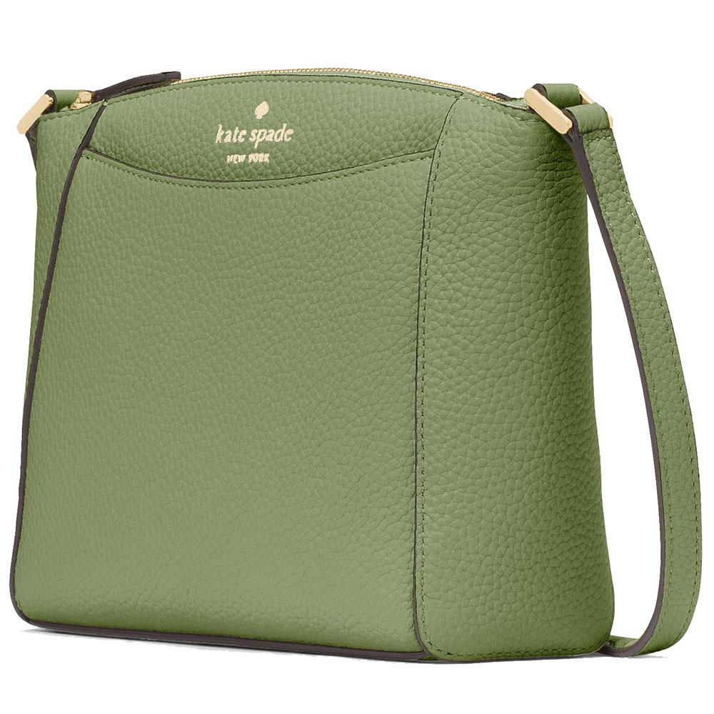 Kate Spade Crossbody Bag Monica Leather Crossbody Cedar Stand # WKR00258
