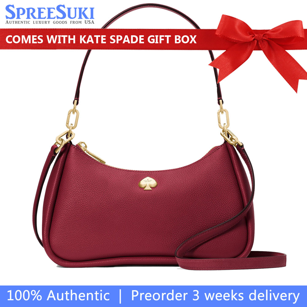 Kate Spade Kayla Small Convertible Shoulder Bag Perfect Cherry # KI904