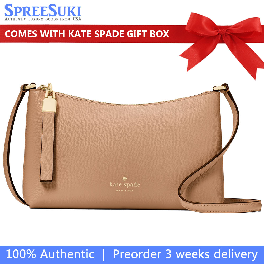 Kate Spade Sadie Small Crossbody Light Fawn # KE594