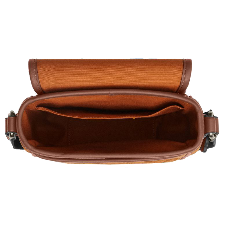 Coach Lucas Crossbody Bag In Signature Suede Caramel Sable # CCF94