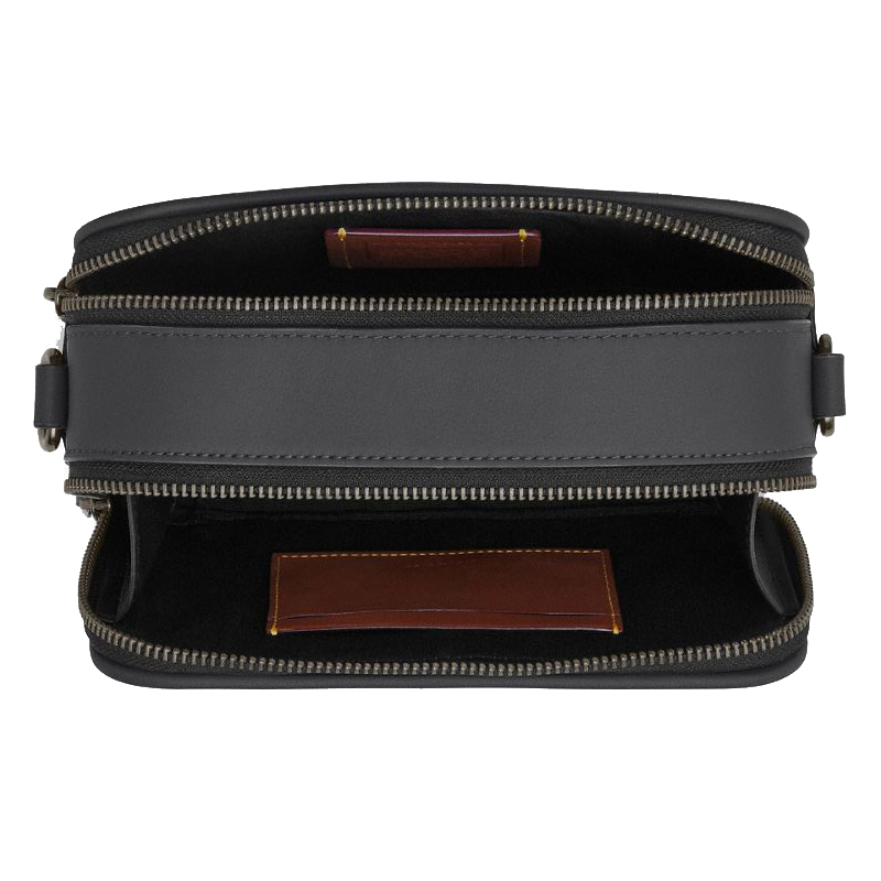 Coach Wyatt Crossbody Bag In Signature Canvas Grey Charcoal # CW365