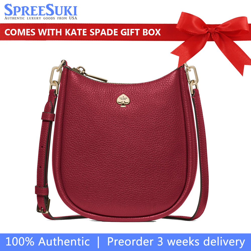 Kate Spade Kayla Small Swingpack Crossbody Perfect Cherry # KL805