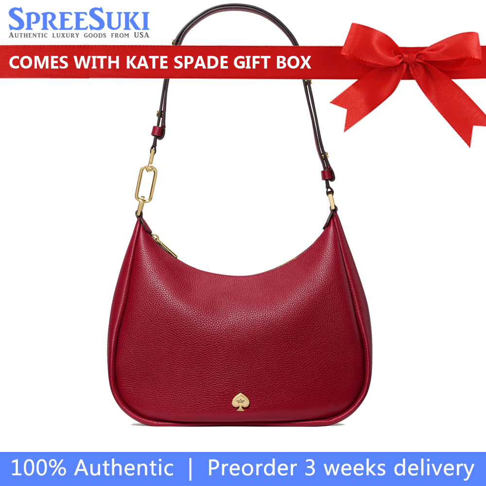Kate Spade Kayla Large Shoulder Bag Perfect Cherry # KK055