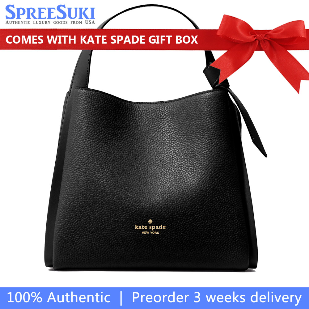 Kate Spade Knott Convertible Carryall Black # KM666