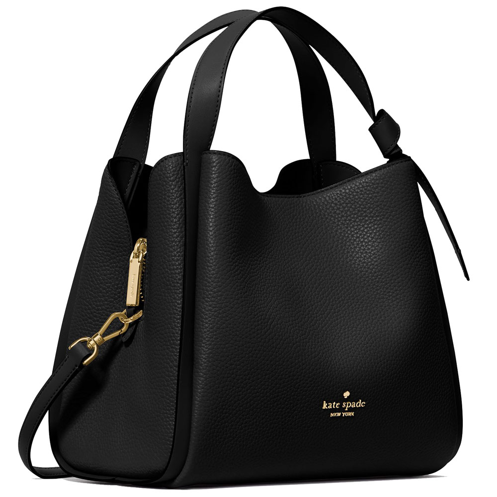 Kate Spade Knott Convertible Carryall Black # KM666