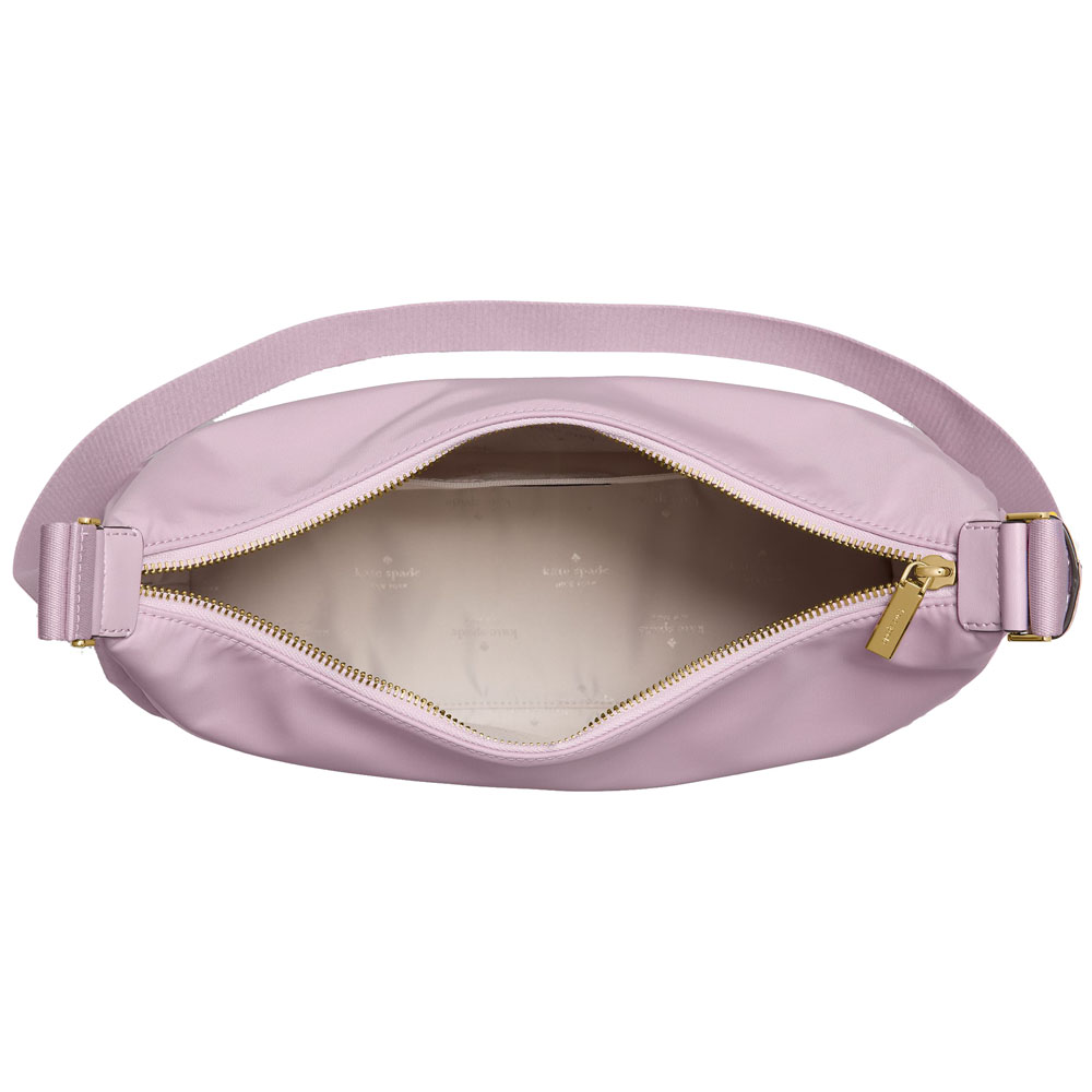 Kate Spade Carter Nylon Large Convertible Crossbody Lavender Smoke # KL963