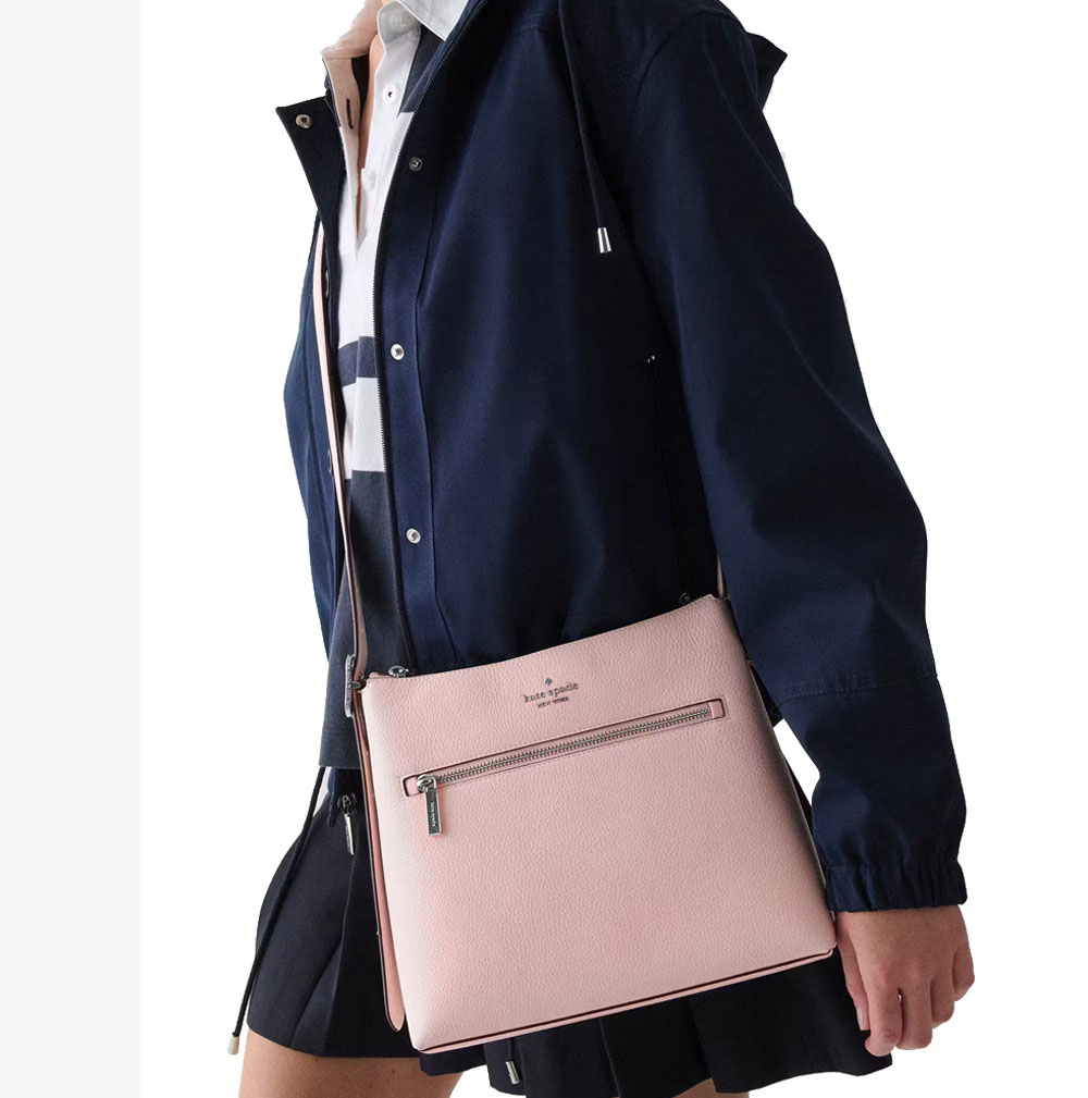 Kate Spade 454 Large Swingpack Buckle Crossbody Tutu Pink # KM715