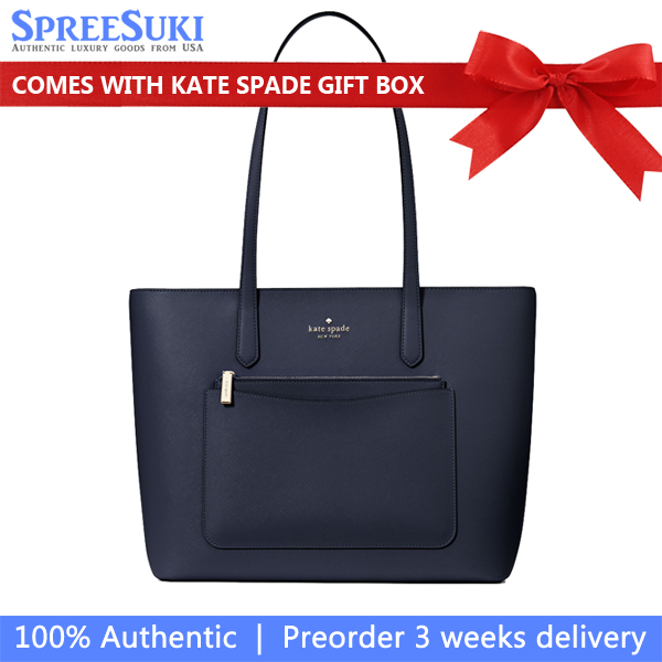 Kate Spade Staci Large Tote Set Blazer Blue # KF369