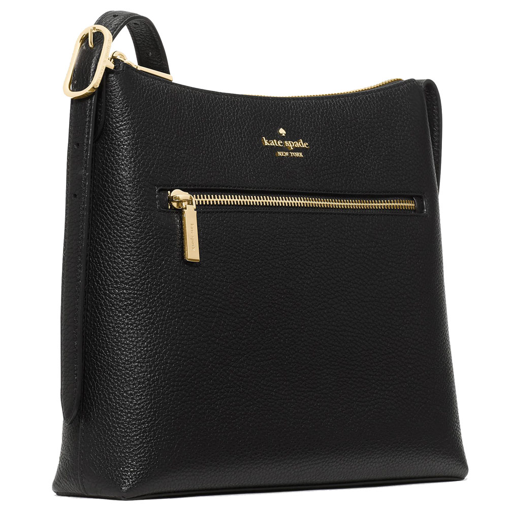 Kate Spade 454 Large Swingpack Buckle Crossbody Black # KM715