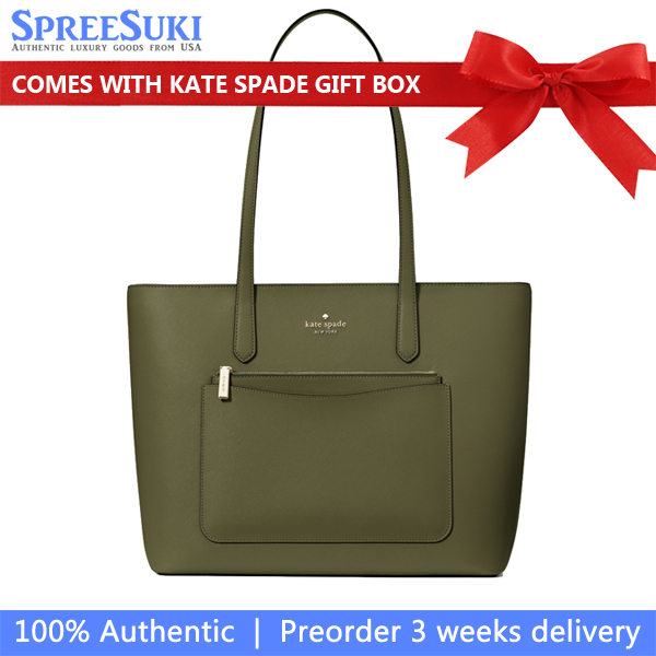Kate Spade Staci Large Tote Set Enchanted Green # KF369