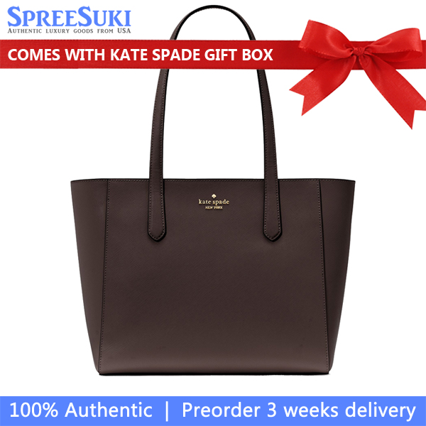 Kate Spade Staci Medium Tote Hot Fudge # KG473
