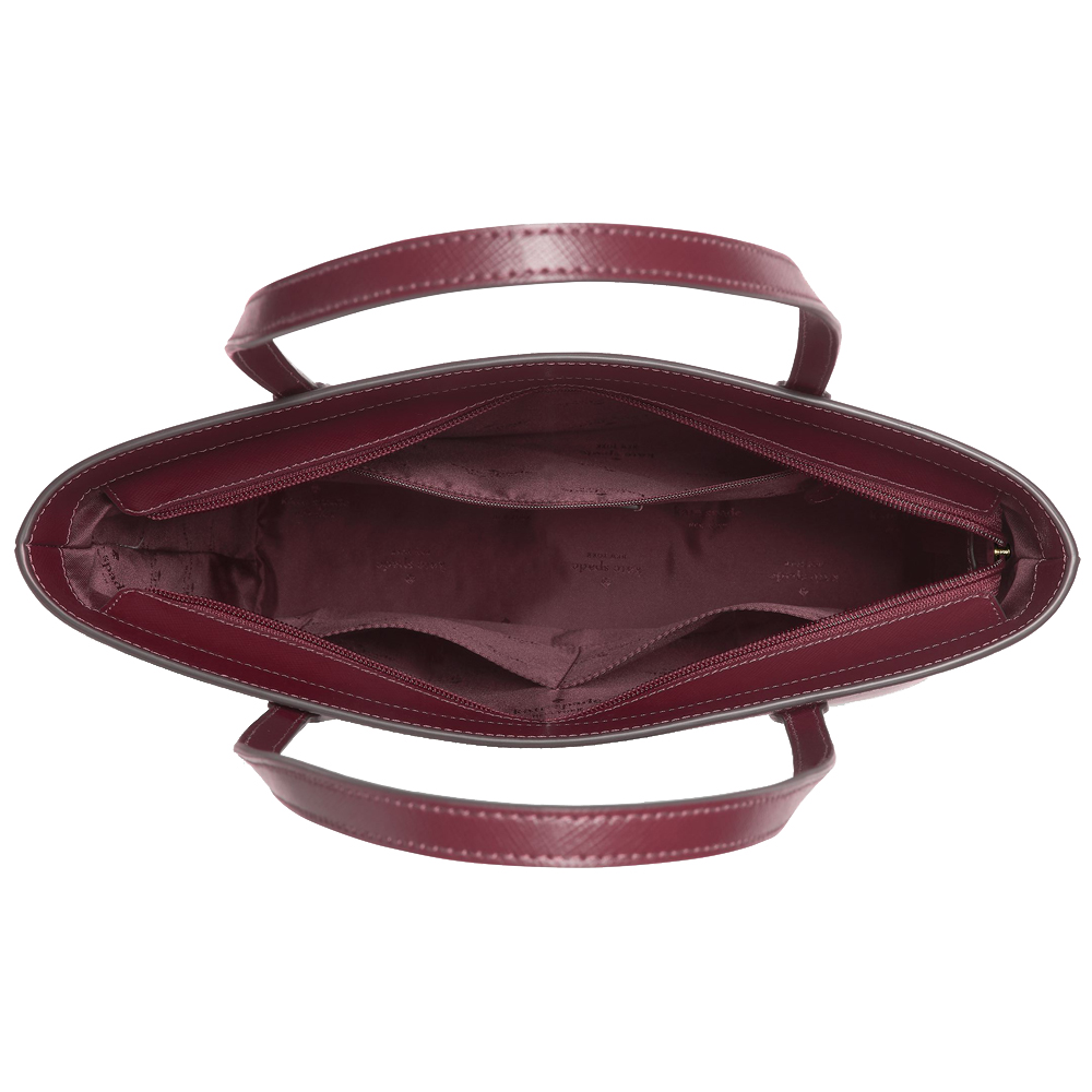 Kate Spade Tote Shoulder Bag Jana Tote Dark Merlot # K8150