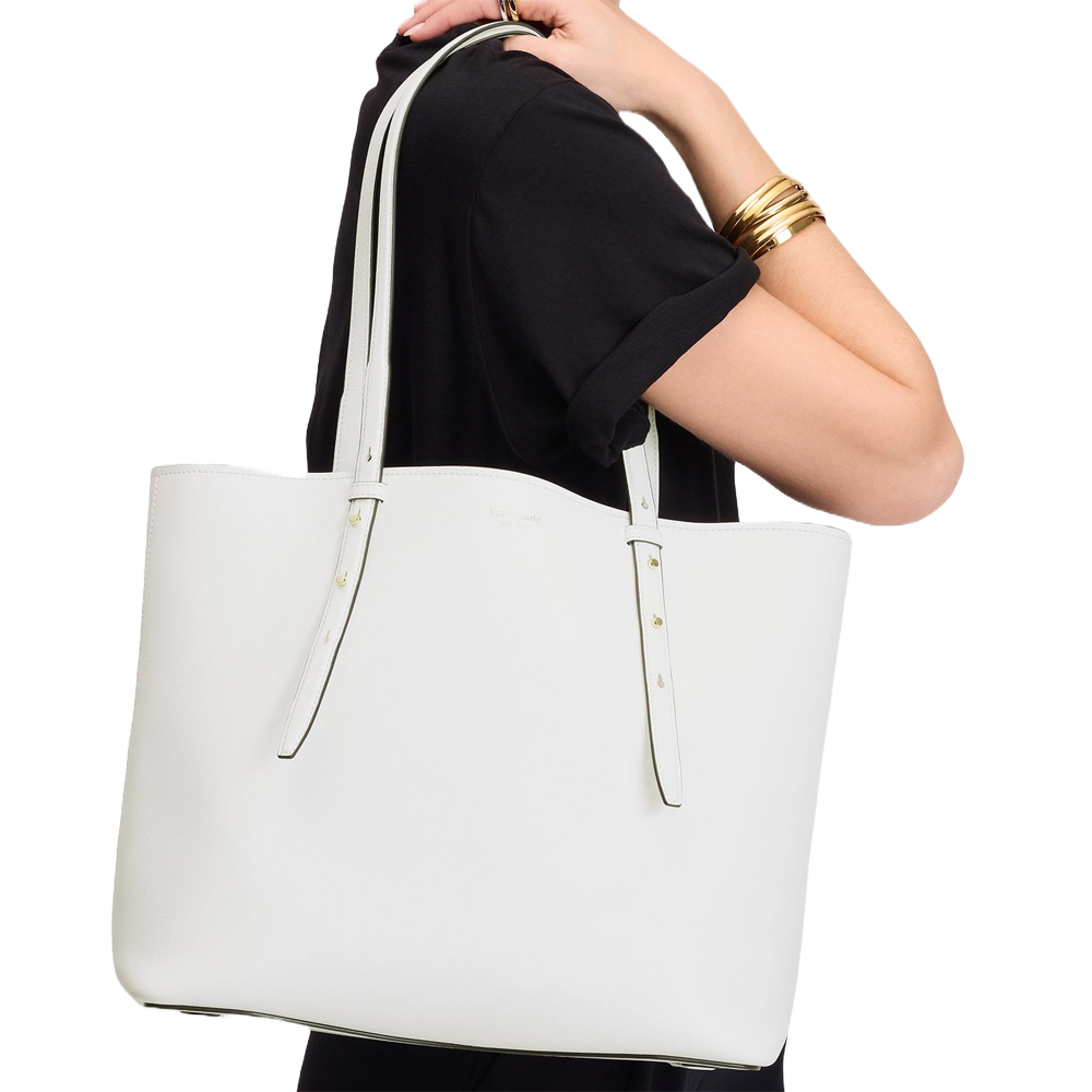 Kate Spade Do It All Large Tote True White # KL669
