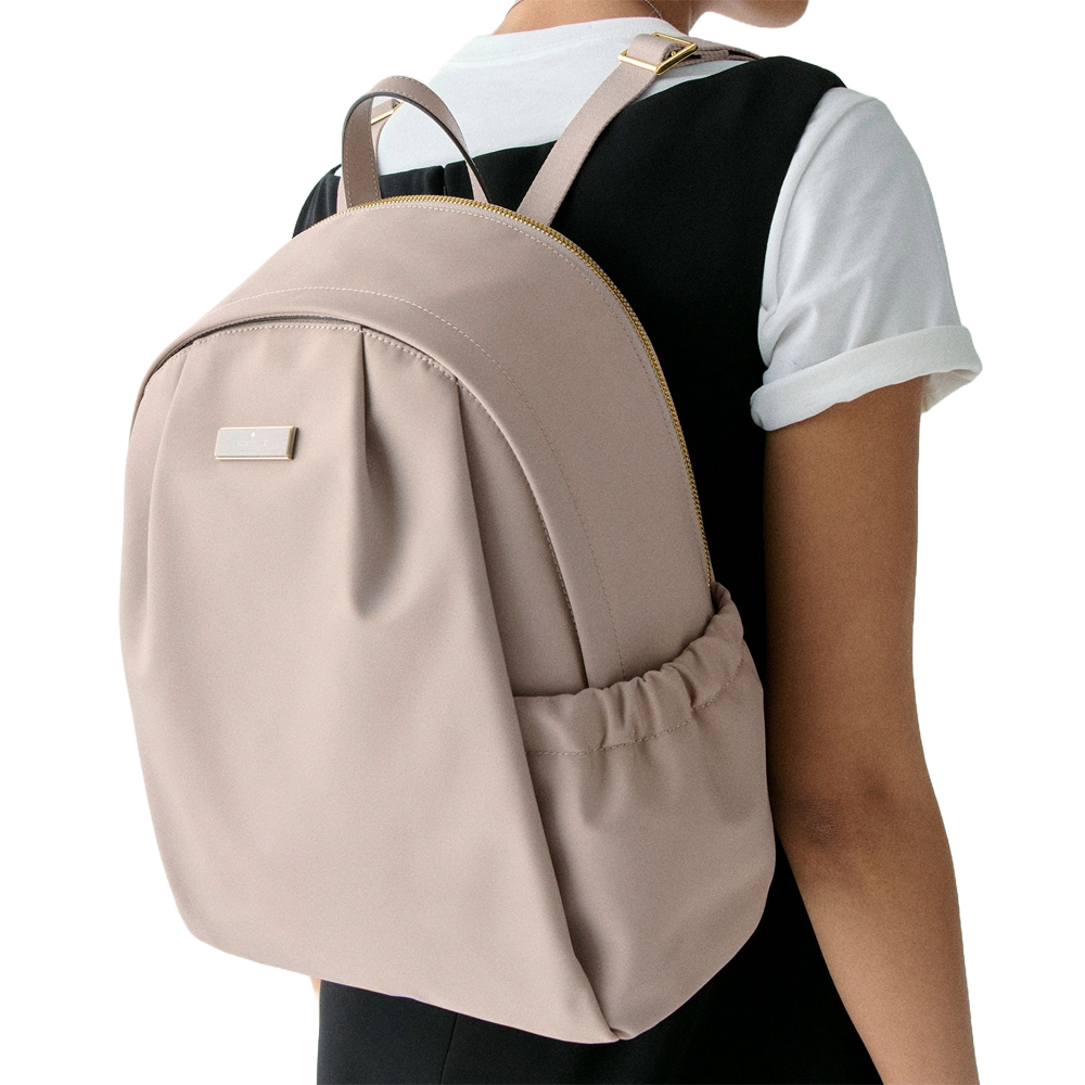 Kate Spade Carter Nylon Large Backpack Cozy Grey # KL962