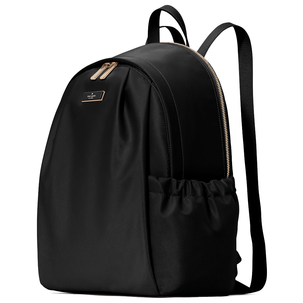 Kate Spade Carter Nylon Large Backpack Black # KL962