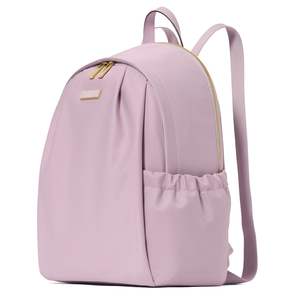 Kate Spade Carter Nylon Large Backpack Lavender Smoke # KL962