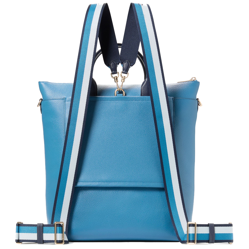 Kate Spade Walker Color-Blocked Convertible Backpack Back To School Blues # KK575