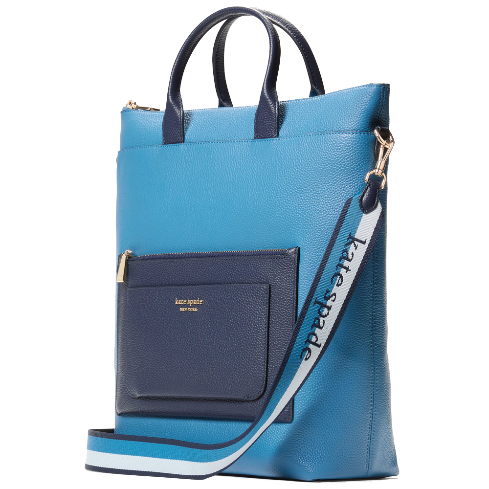 Kate Spade Walker Color-Blocked Convertible Backpack Back To School Blues # KK575