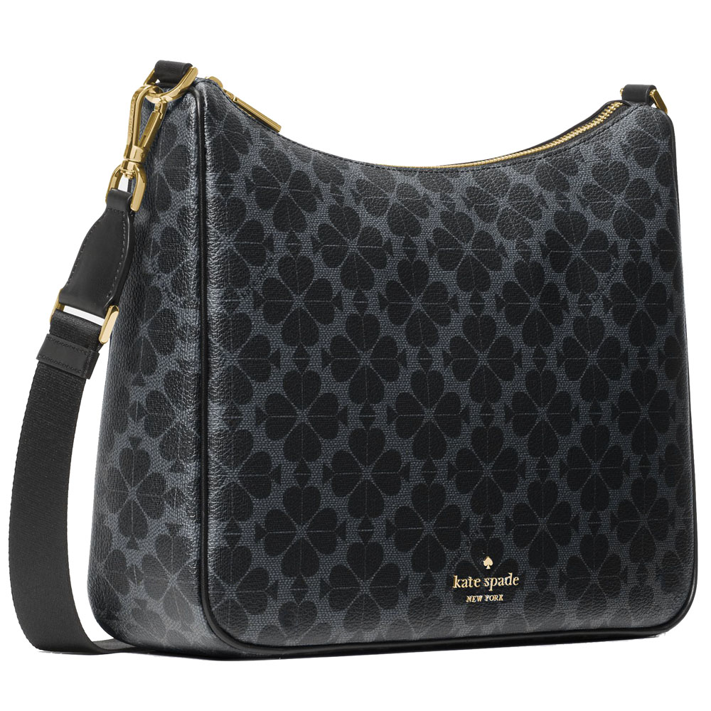 Kate Spade Sling Bag Spade Flower Crossbody Black # KK148