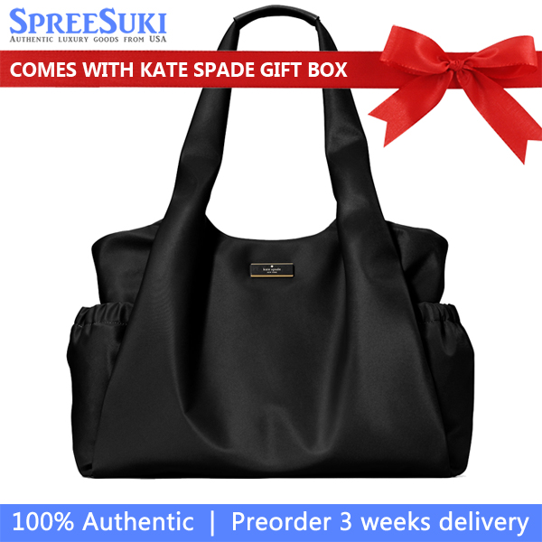 Kate Spade Carter Nylon Large Baby Bag Black # KL960