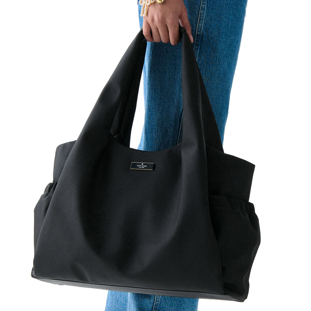 Kate Spade Carter Nylon Large Baby Bag Black # KL960