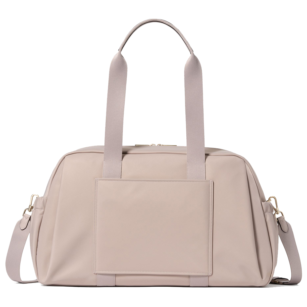 Kate Spade Carter Nylon Large Weekender Cozy Grey # KL968