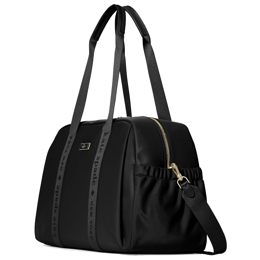 Kate Spade Carter Nylon Large Weekender Black # KL968