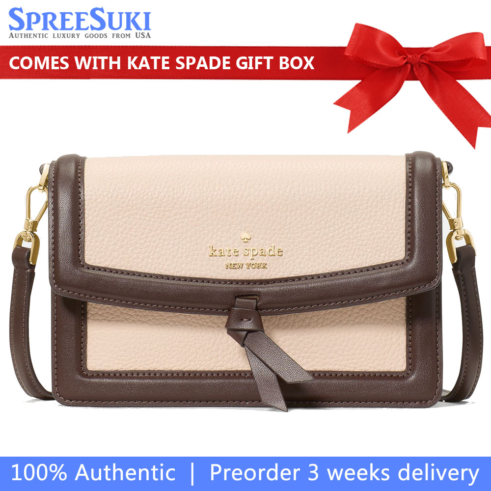 Kate Spade Knott Mini Flap Crossbody Milk Glass Multi # KM610