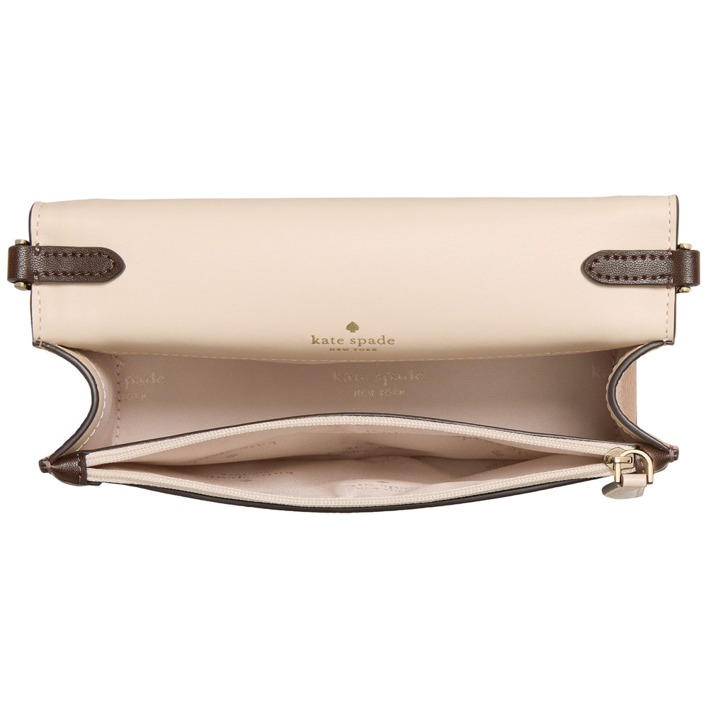 Kate Spade Knott Mini Flap Crossbody Milk Glass Multi # KM610