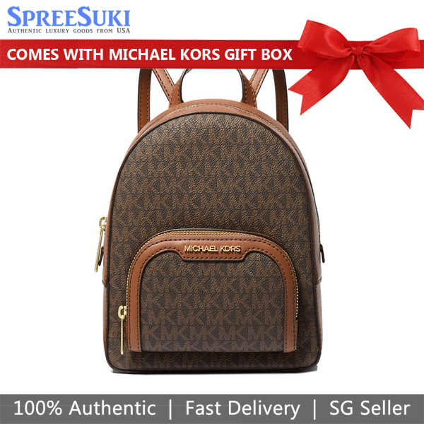 Michael Kors Extra Small Jaycee Signature Brown # 35T2G8TB1B