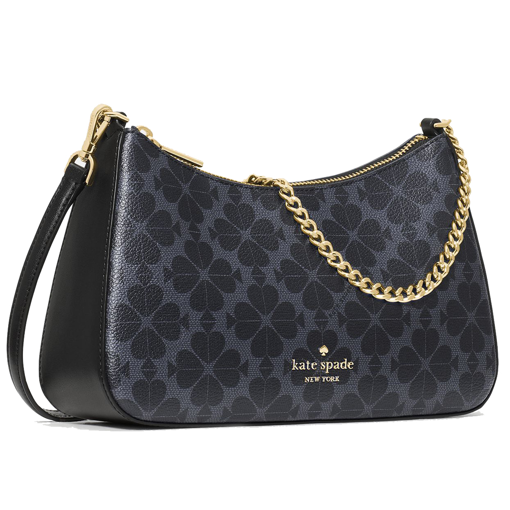 Kate Spade Spade Flower Crossbody Bag Sling Black # KI381